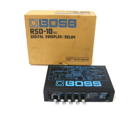 Roland Boss RSD-10 digital sampler/delay unit, with orginal box and instrument manual from 1984