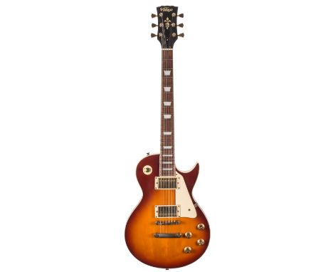 JHS Vintage V100 electric guitar; Finish: sunburst, various imperfections; Fretboard: rosewood; Frets: generally good; Electr