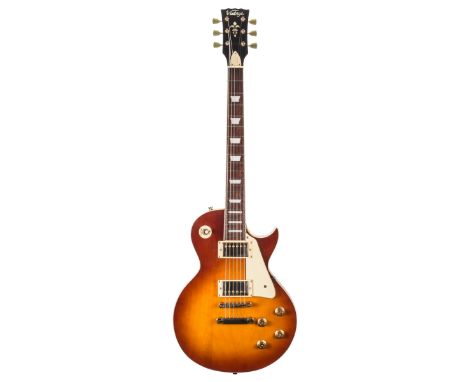 2004 JHS Vintage V100 electric guitar; Finish: tobacco sunburst; Fretboard: rosewood; Frets: good; Electrics: working; Hardwa