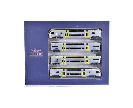 Liliput By Bachmann Doppelstocktriebzug H0 Gauge Swiss Train, a boxed L133924 four car bi-level train RABe 515 004 Epoch VI i