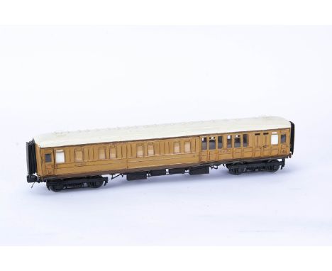 Fred Newman Finescale 0 Gauge LNER teak bogie 1st/3rd Sleeping Car 1097,  fitted with MTH bogies, G 