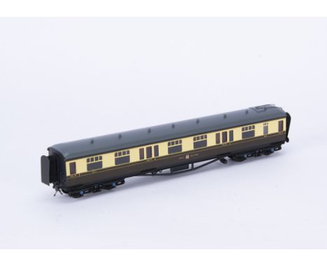 Lawrence Scale Models 00 Gauge 4mm GWR All 1st Side Corridor Coach 8060,  Lawrence Scale Models plaque to underside and signe