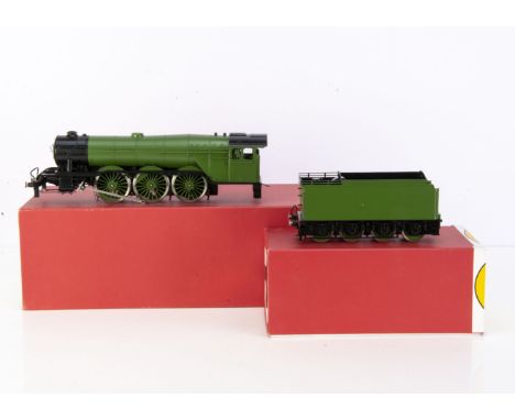 A Chinese brass Finescale 0 Gauge LNER 'A3' class 4-6-2 Locomotive and Tender by San Cheng, mostly built and partially-finish