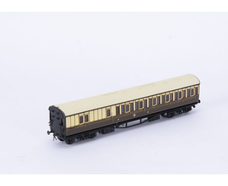 Lawrence Scale Models kitbuilt 00 Gauge 4mm GWR All 3rd Brake 4673,  Lawrence Scale Models plaque to underside dated 00 and s