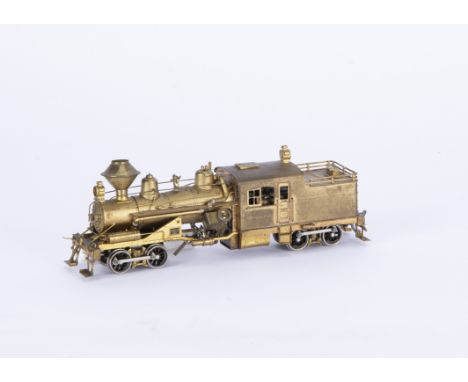 United Scale Models H0 Gauge Heisler Geared Locomotive,  United Scale Models, Japan, unpainted, tarnished, in original  box, 