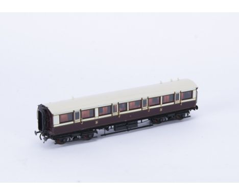 Lawrence Scale Models kitbuilt 00 Gauge 4mm Caledonian Railway 1st/3rd Corridor Coach 86,  Lawrence Scale Models plaque no 90