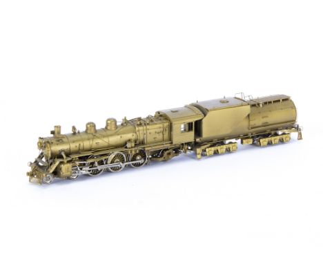 Westside Model Company H0 Gauge Great Northern H-7 4-6-2 Pacific, Samhongsa, Korea, unpainted, in original box, some tarnishi