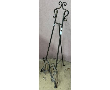 A small French style metal artists easel 