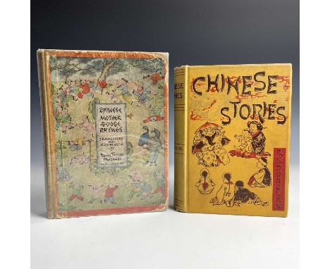 ISAAC TAYLOR HEADLAND. 'Chinese Mother Goose Rhymes,' first edition, original cloth with pictorial boards, illustrated throug