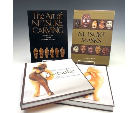 RAYMOND BUSHELL. 'The Art of Netsuke Carving', by Masatoshi, 'Netsuke Masks', 'The Raymond and Frances Bushell Collection of 