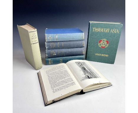 SVEN HEDIN. 'Through Asia,' US first edition, two volumes, original decorative cloth, three hundred illustrations, tape repai