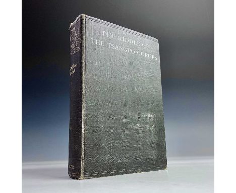 Capt FRANK KINGDON WARD. 'The Riddle of Tsangpo Gorges,' scarce first edition, original cloth, rubbed and bumped, toning and 