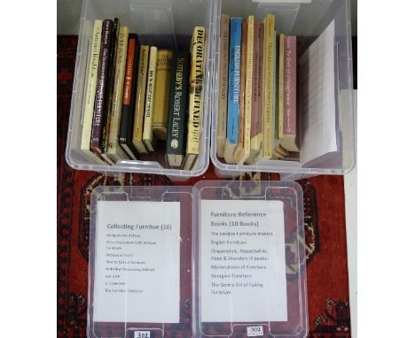 2 Groups of Books – “Collecting Furniture” &amp; “Furniture Reference Books (2 boxes) - Antiques Road Show, Close Encounters 