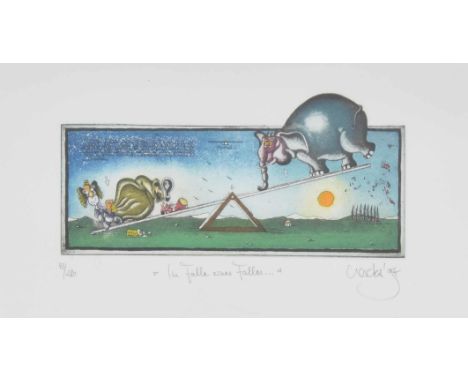 20th Century - 'Im Falle Eines Falles', 'Just In Case', limited edition print, signed indistinctly in pencil with the title a