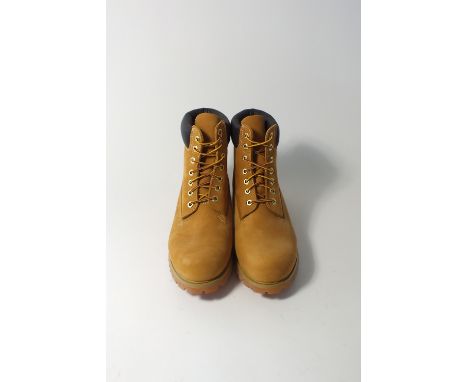 A pair of Timberland boots, light tan, nubuck, UK 9.5W