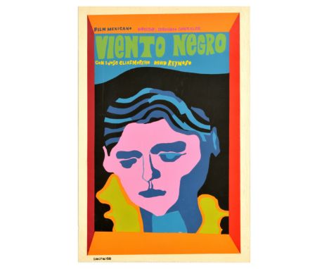 Original vintage movie poster for Viento Negro / Black Wind, a 1964 Mexican drama film directed by Servando Gonzalez, starrin