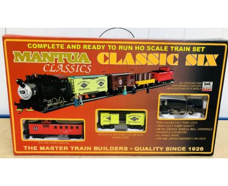 Mantua classics HO scale train set USA outline trains boxed