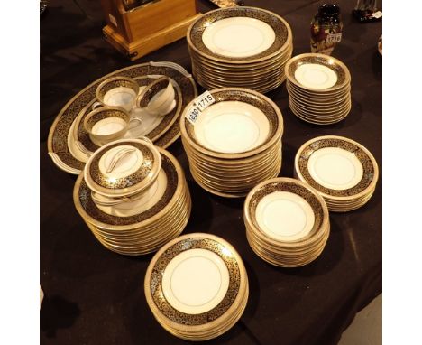Noritake Goldlea part dinner and tea service ( approximately seventy five pieces )