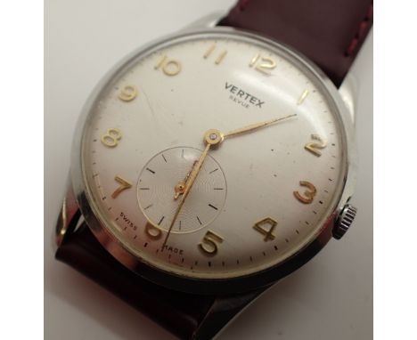 Gents Vertex automatic wristwatch CONDITION REPORT: This item is working at lotting.
