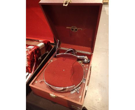 Columbia Grafonola wind up record player