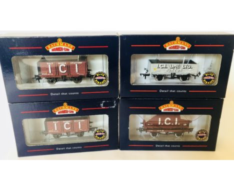 Bachmann OO gauge assorted ICI livery freight wagons all near mint in near mint boxes