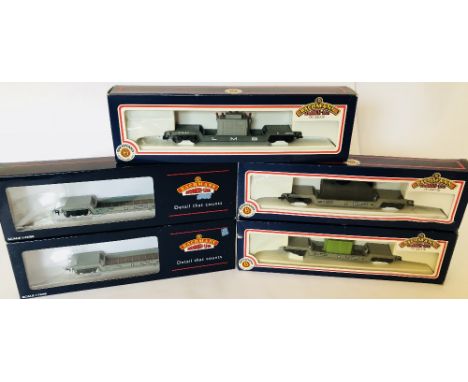 Bachmann OO gauge assorted bogie well wagons all excellent in very good boxes