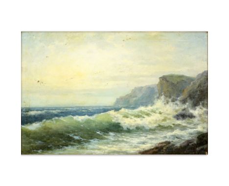 Isaac Ilyitch Levitan, Russian (1860 - 1900) Oil on artist board "Seascape". Signed lower left. Minor losses, craquelure. Mea