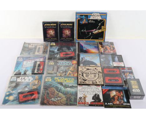 Vintage Star Wars Cassettes/Film, boxed German super 8 marketing film Color Tonifilm, Ken films Star Wars,  5 x 24 page read 