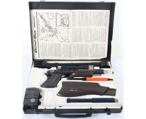 Topper Toys Secret Sam Attaché Case Super Spy Set, contains periscope, pistol shoots long range/short range plastic bullets, 