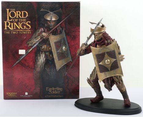 Sideshow Weta Collectables Lord of The Rings Easterling soldier 1/6 Scale Polystone Figure (1145), In Excellent Condition (sl