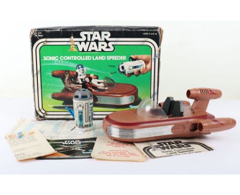 Rare JC Penny Exclusive Vintage Kenner Star Wars Sonic Controlled Land Speeder, No. 3331/No.38540, in excellent original cond