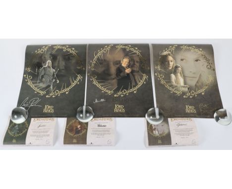 Lord Of The Rings Signed Lithographic Prints, Including: Cate Blanchett (Galadriel), (35/1000), Craig Parker (Haldir), (430/5