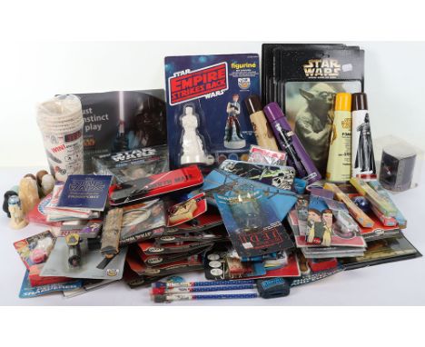 A Quantity of  Star Wars Stationary Items, including:  6 x HCF Return of the Jedi character stationary sets, 9 x mouse mat se