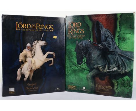 Sideshow Weta Collectables Lord of The Rings Ringwraith &amp; Steed, Limited Edition Polystone Figure (2744/5000), Very good 