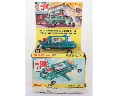 Dinky Toys 102 Direct from Gerry Andersons Joe 90 ‘Joes Car’ automatic opening wings and extending tail fins, battery operate