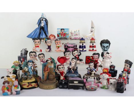 A Quantity of Betty Boop Figures, resin/ ceramic, plus other figures, all in good unboxed condition   (A.Lot). Est £50-£70 £4