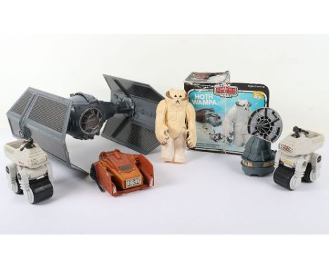 Quantity of Original  Vintage Star Wars  Mini Rigs Tie Fighter, boxed E.S.B. Hoth Wampa all in good condition, box fair . (6 