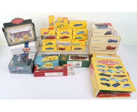 Mixed Quantity of Diecast Models, including: Sixteen  Atlas/Norev issue Dinky Toys, 24U Simca 9 Aronde,24Y Studebaker Command