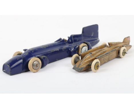 Johillco Record Cars Sir Henry Segrave's Golden Arrow and Captain Malcolm Campbell's Bluebird III (Condition Good-Fair, one B