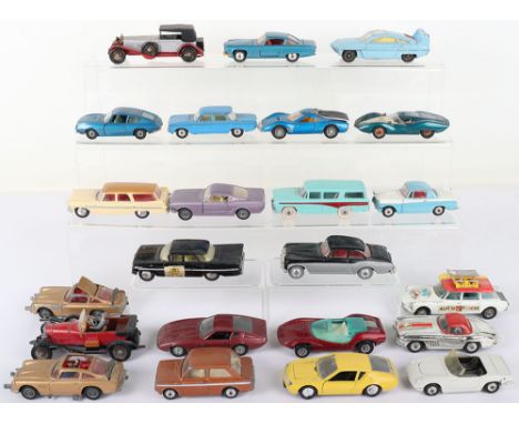 A Quantity of  Obsolete unboxed Diecast models, including Dinky Toys: 108 Sams Car, 216 Dino Ferrari, 173 Nash Rambler, Corgi