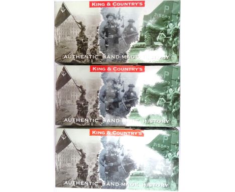 King &amp; Country WSS 65 'Last Stand' Berlin 1946 with WSS 55 and 56, 88mm gun Crew with four crated ammunition boxes with l