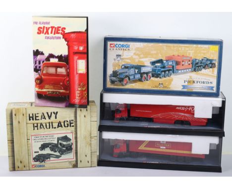 Corgi Toys Modern Trucks, Leyland DAF 85 Series Parcel Force, 75502 Leyland DAF box Trailer Royal Mail, Corgi Classics Heavy 