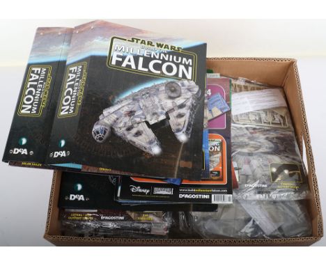 Star Wars DeAgostini Build The Millennium Falcon, 83 packets of 1:1 scale replica parts, 49 magazines, 3 binders, 1:1 scale (
