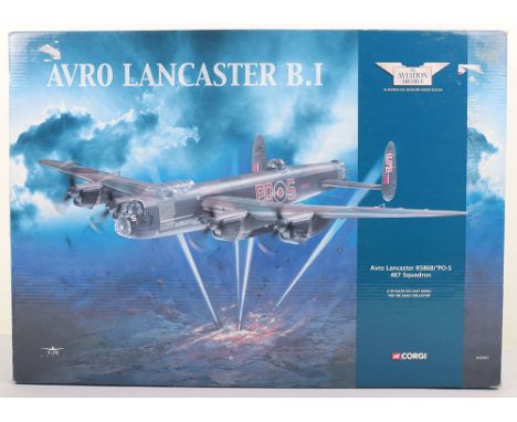 Corgi Boxed Aviation Archive&nbsp;1:72 Scale,Avro Lancaster R5868/’PO-S 467 Squadron, AA32601, model is in mint condition, Sl