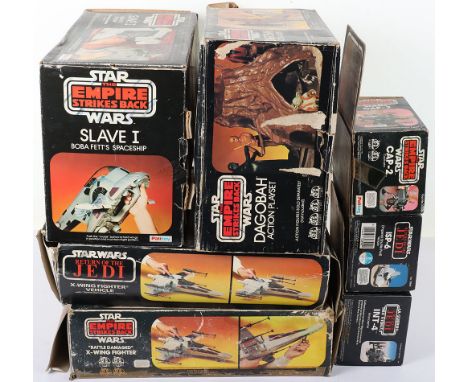 Vintage Star Wars Boxed Vehicles/Playset, Palitoy E.S.B. Cat No.33388  Battle Damaged X-Wing Fighter, in good used complete c