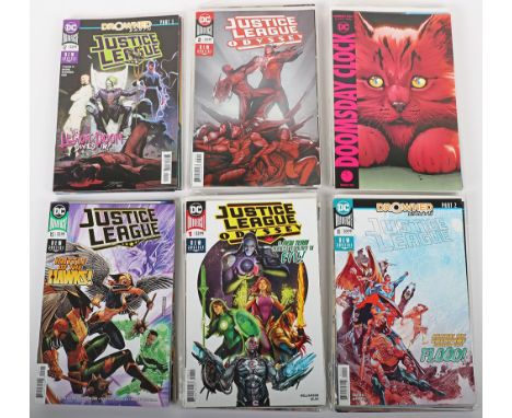 Fifty DC Comics, including: Justice League Odyssey(2018) No.1-4, DC Universe Rebirth Bat Woman(2017) No.2-5,7-18, Doomsday Cl