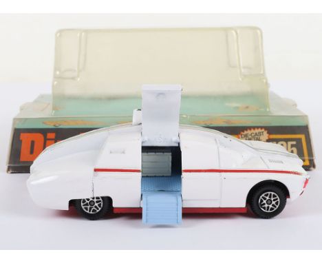 Dinky Toys Bubble Packed 105 Maximum Security Vehicle From Tv Series Captain Scarlet and the Mysterons, scarce light blue int