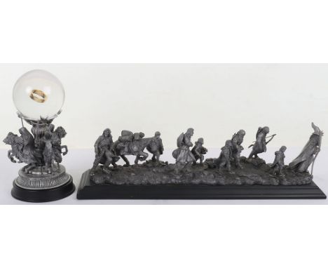 Nobel Collection Collectables lord of the rings quest for the ring Nobel collection, Good Condition Missing Blade from one sw