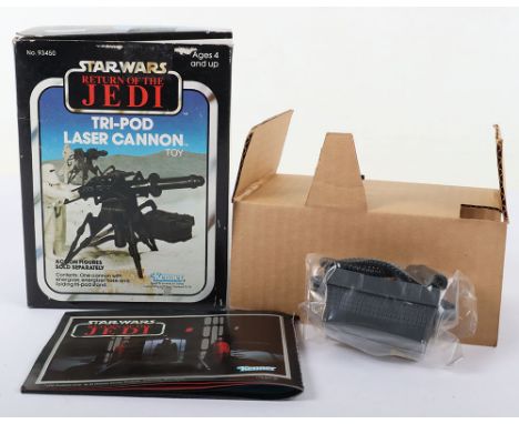 Vintage Boxed Kenner Star Wars Return Of The Jedi Tripod Laser Cannon, No.93450 in mint condition, leaflet, ROTJ Collections 