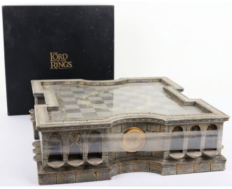 Nobel Collection Lord of the Rings Chess set, Including Both the chess board and Chess Pieces, one chess piece has a loose ar